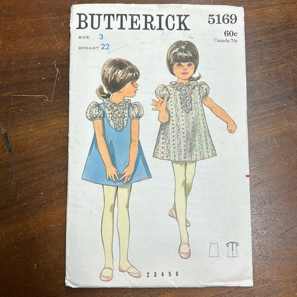Vintage Girls Pattern